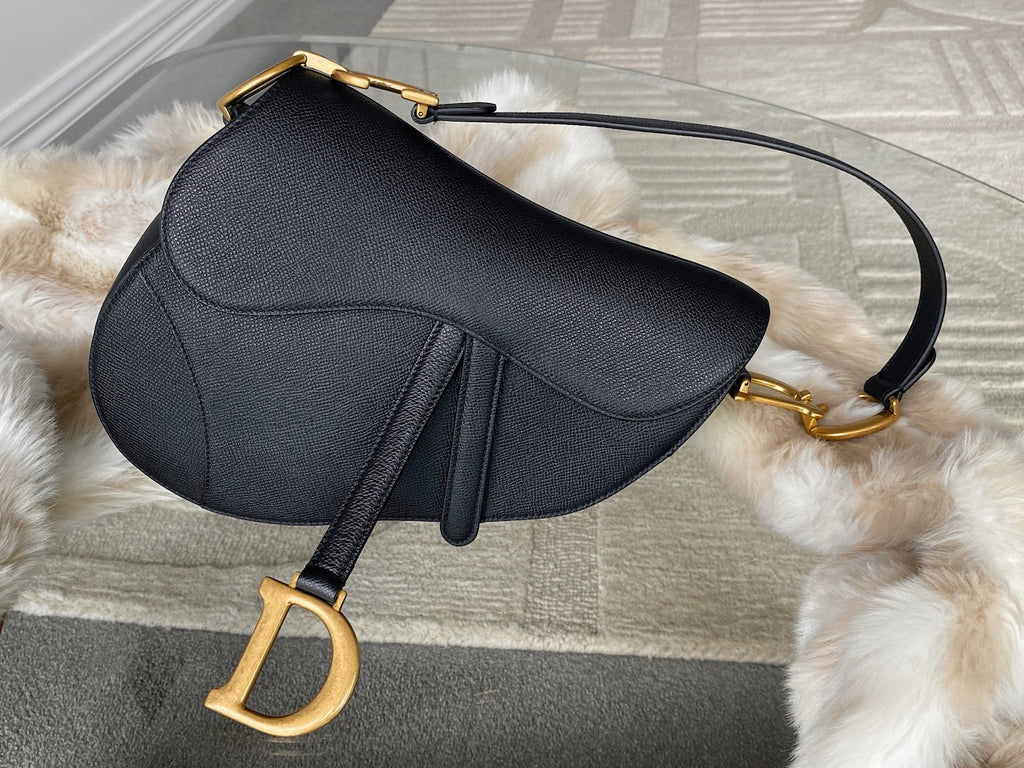 Dior Saddle Bag Grained Black 25cm M0455CBAA M900 photo review